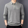 Importé - Polo T-Shirt Homme Manches Longues En Pur Coton