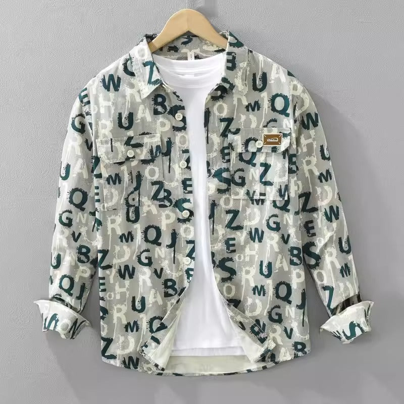 Importé - Chemise Homme Pur Coton Manches Longues