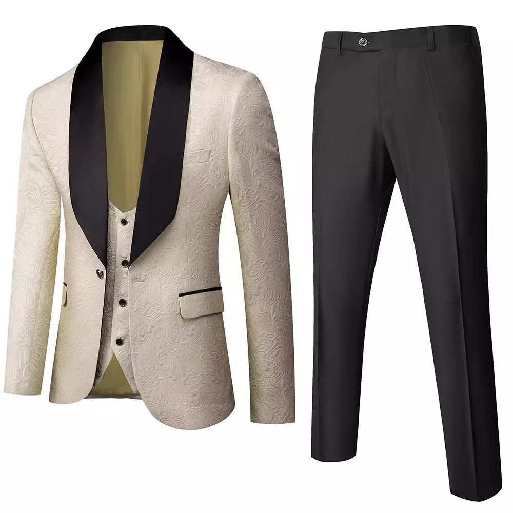 Importé - Ensemble Smoking Costume Homme 3 Pièces