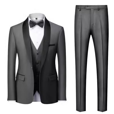 Importé - Ensemble Smoking Costume Slim Homme 3 Pièces