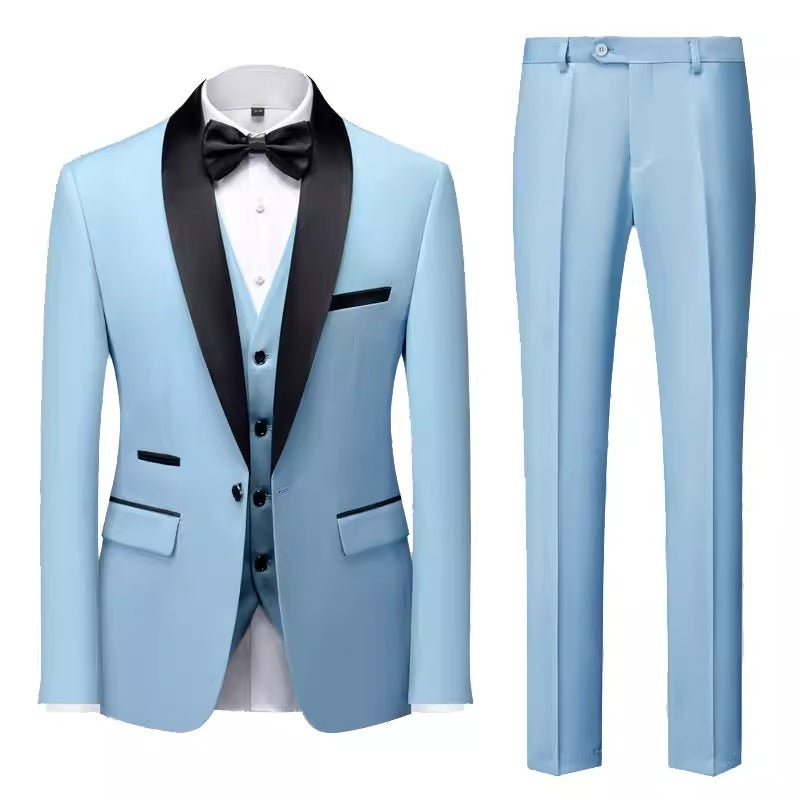 Importé - Ensemble Smoking Costume Slim Homme 3 Pièces