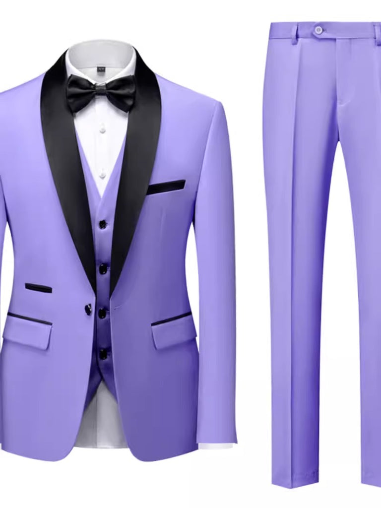 Importé - Ensemble Smoking Costume Slim Homme 3 Pièces