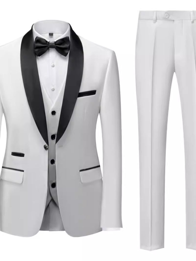 Importé - Ensemble Smoking Costume Slim Homme 3 Pièces