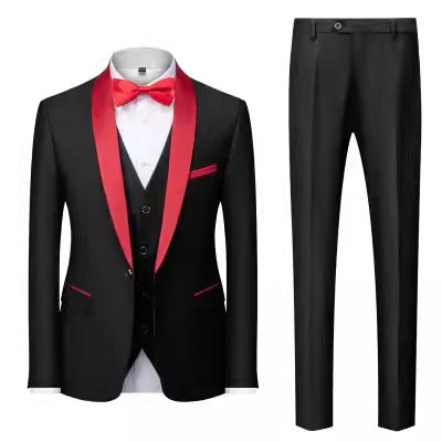 Importé - Ensemble Smoking Costume Slim Homme 3 Pièces