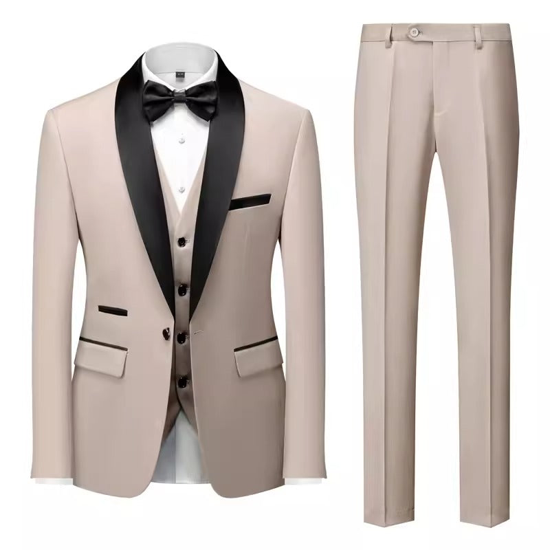 Importé - Ensemble Smoking Costume Slim Homme 3 Pièces
