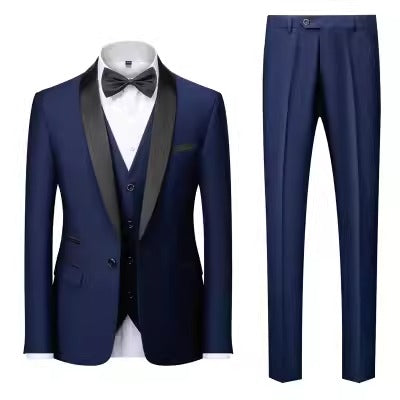 Importé - Ensemble Smoking Costume Slim Homme 3 Pièces