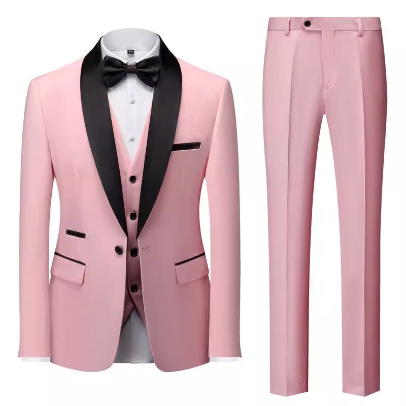 Importé - Ensemble Smoking Costume Slim Homme 3 Pièces