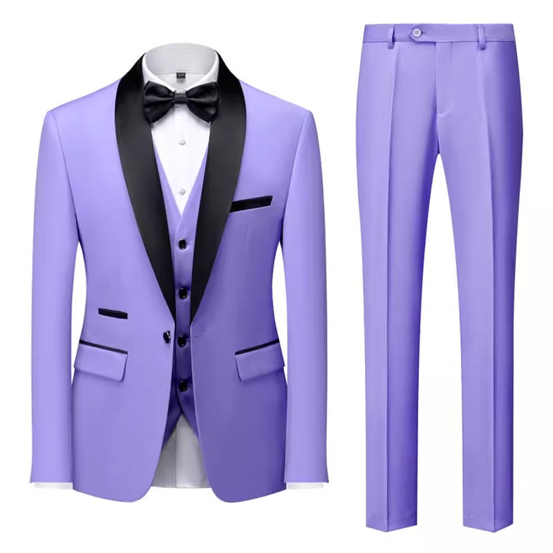 Importé - Ensemble Smoking Costume Slim Homme 3 Pièces