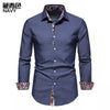 Importé - Chemise Homme Ample Tendance Manches Longues
