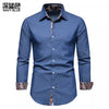 Importé - Chemise Homme Ample Tendance Manches Longues