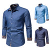 Importé - Chemise Homme Ample Tendance Manches Longues
