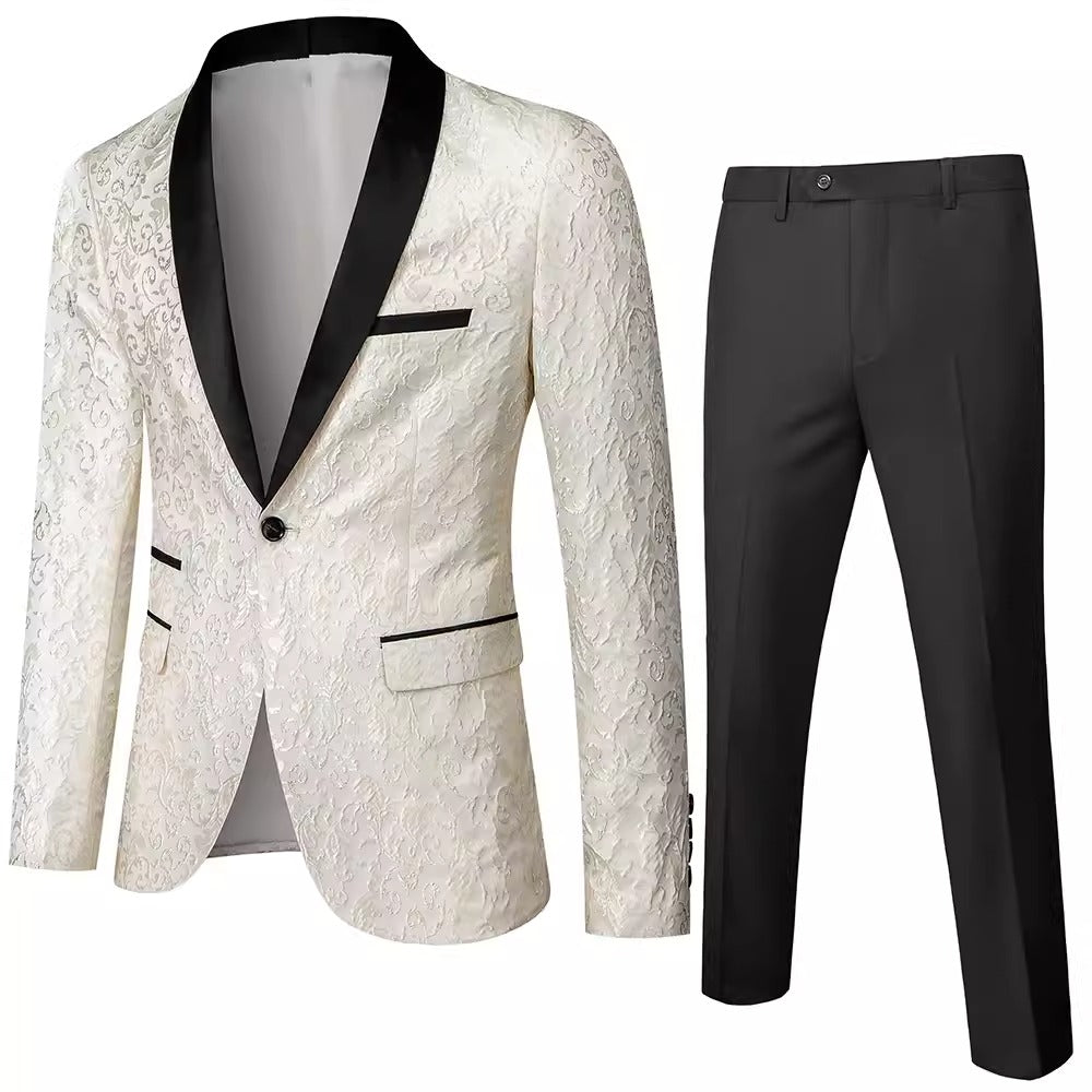 Importé - Ensemble Smoking Costume Slim Homme 2 Pièces
