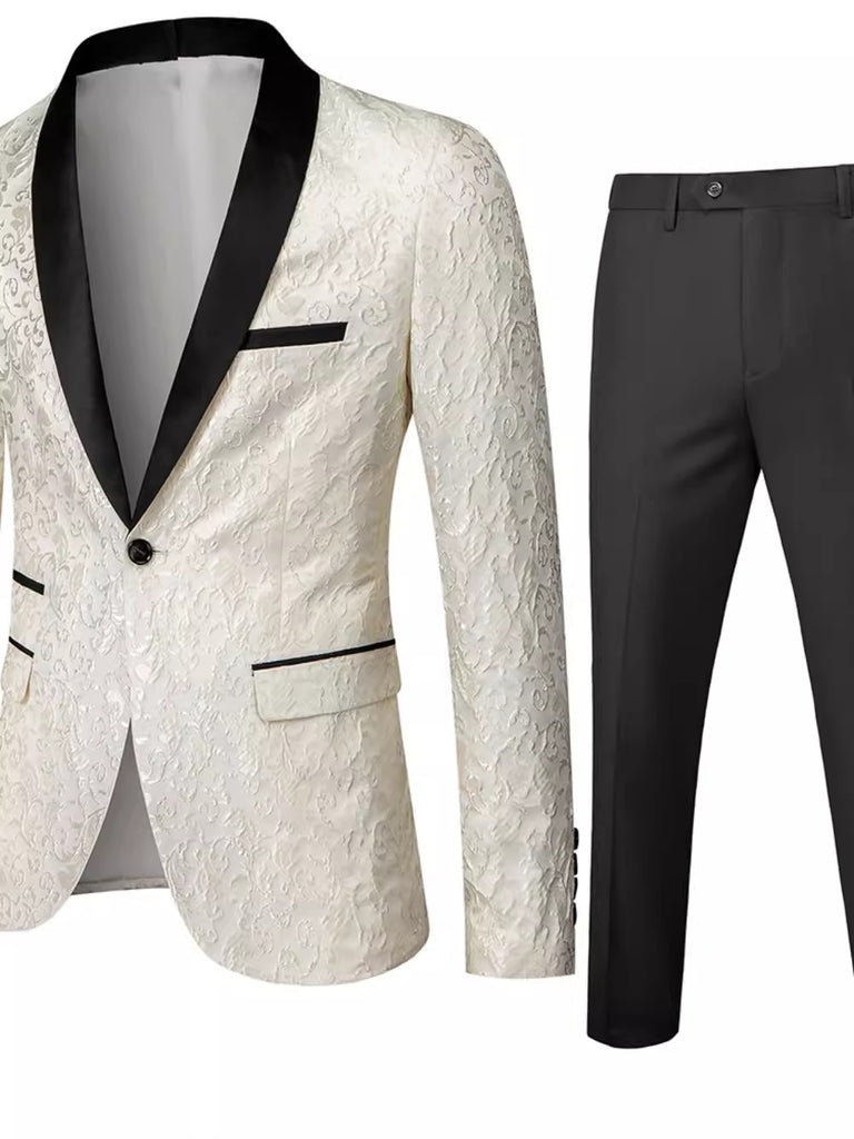 Importé - Ensemble Smoking Costume Slim Homme 2 Pièces