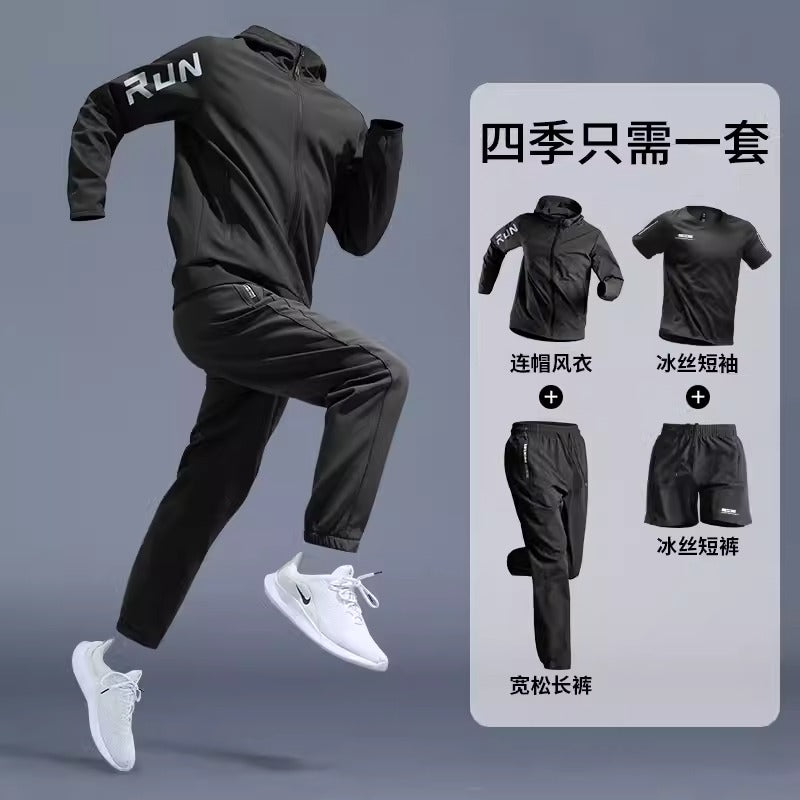 Importé - Ensemble Sport Homme Décontractés 4 pièces - fitness