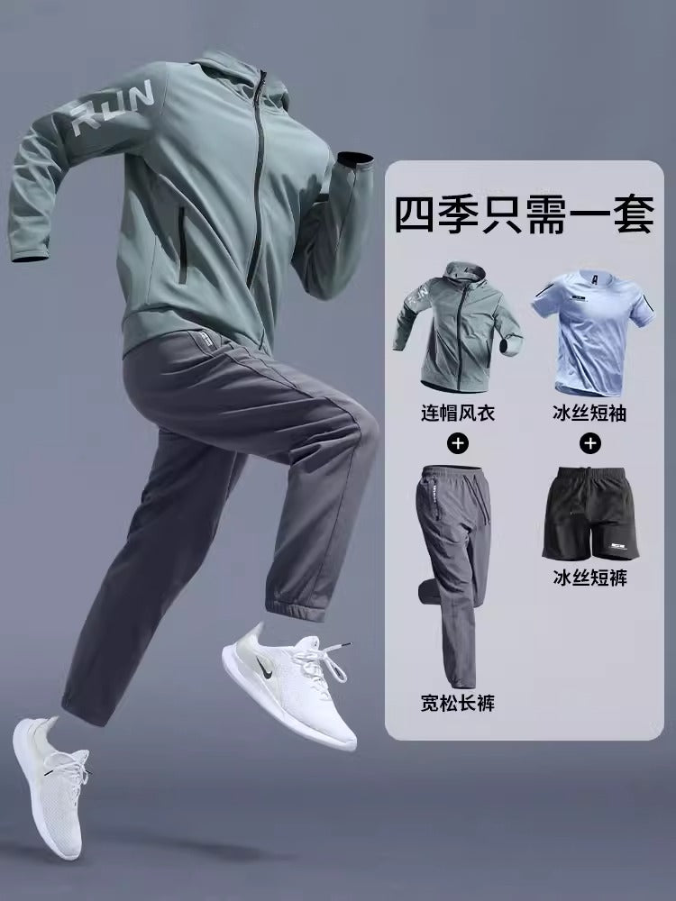 Importé - Ensemble Sport Homme Décontractés 4 pièces - fitness