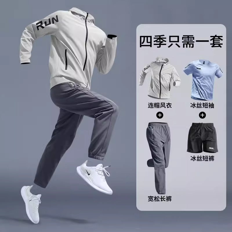 Importé - Ensemble Sport Homme Décontractés 4 pièces - fitness