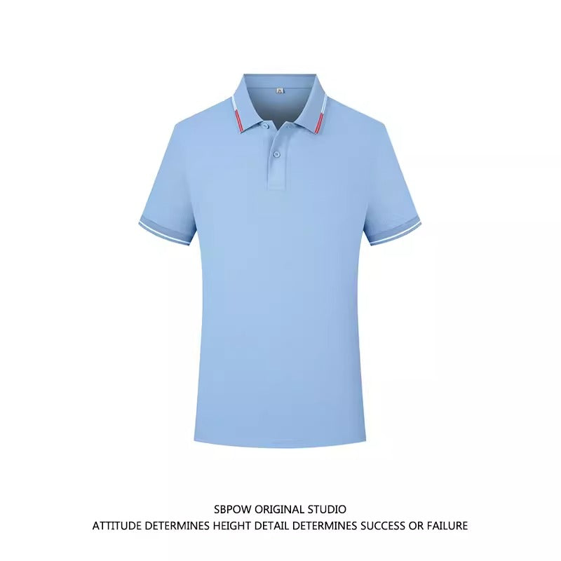 Importé -  T-Shirt Polo Homme D'Affaires  Décontractés  Manches Courtes