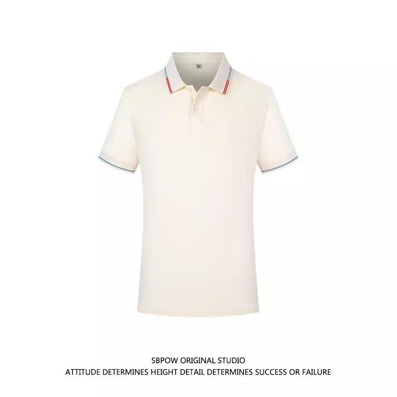 Importé -  T-Shirt Polo Homme D'Affaires  Décontractés  Manches Courtes