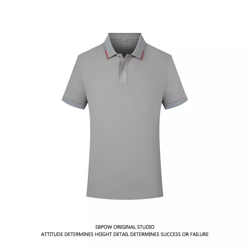 Importé -  T-Shirt Polo Homme D'Affaires  Décontractés  Manches Courtes