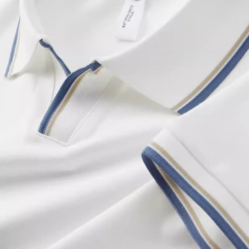 Importé -  T-Shirt Polo Homme Manches Courtes Tendance