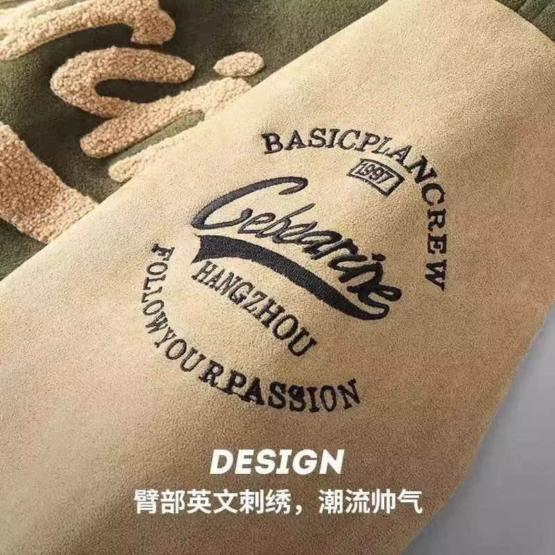 Importé - Cardigan Jacket Pull-Over Rétro Homme Col Montante