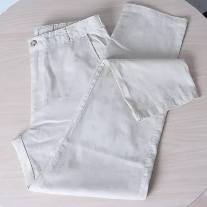 Importé - Pantalon 100% Lin Décontracté pour Homme
