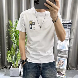 Importé - T-Shirt Homme Décontracté A Manches Courtes Coton Pur