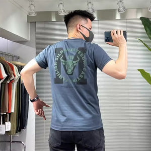 Importé - T-Shirt Pur Coton Homme Col Rond Manche Courte