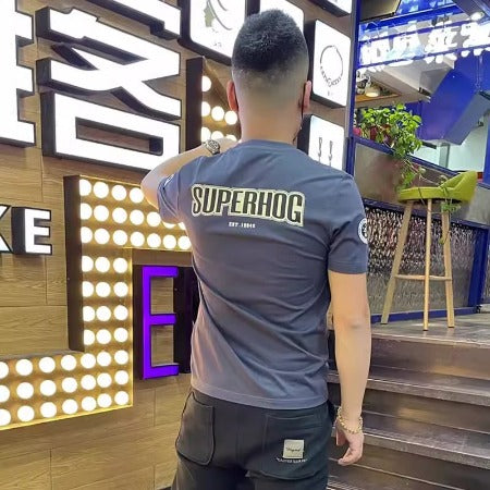 Importé - T-Shirt Coton Homme Col Rond Manche Courte