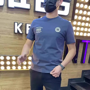 Importé - T-Shirt Coton Homme Col Rond Manche Courte