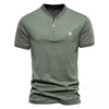 Importé - T-Shirt Homme Confortable A Manches Courtes Col V 100 % Coton
