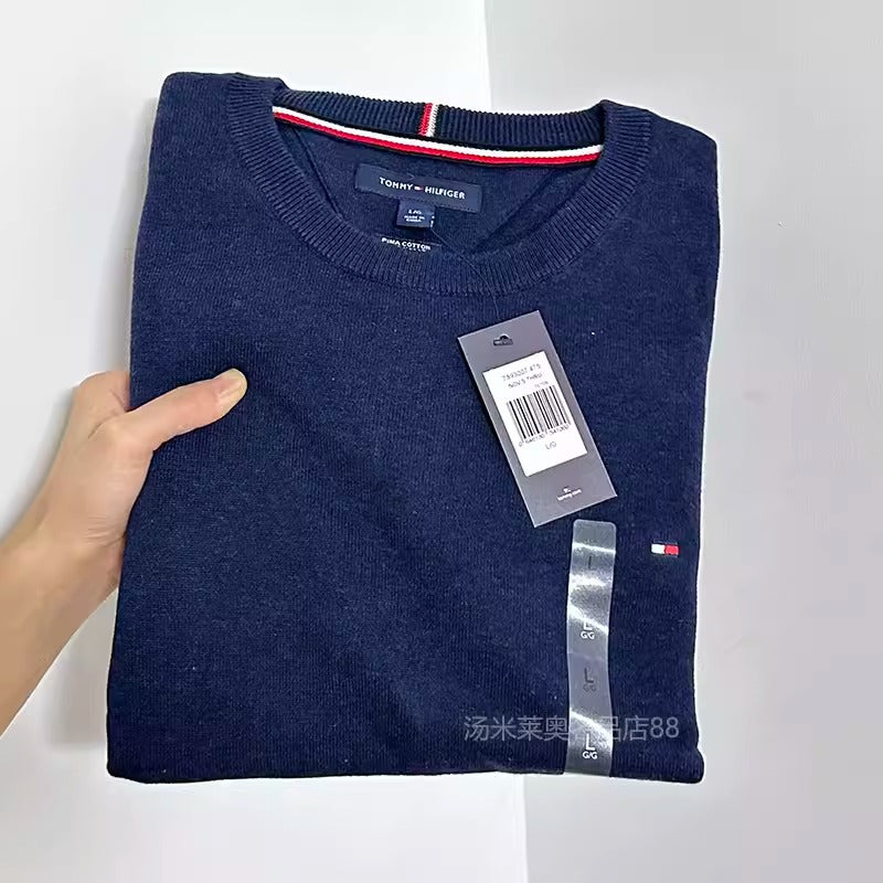 Importé - Polo TOMMY Original 100% Coton Manches Longues