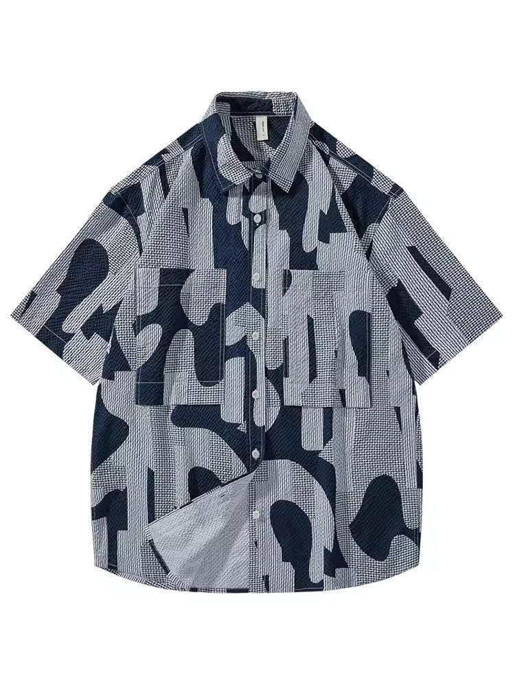 Importé - Chemise Homme Tendance courtes Style Hawaïen