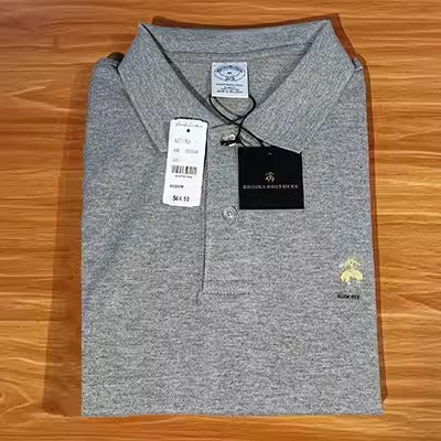 Importé - Polo Homme Pur Coton Manches Longues Brodé