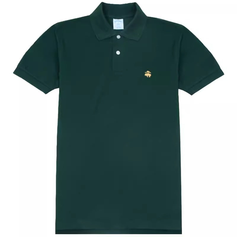 Importé - Polo Homme Pur Coton Manches Longues Brodé