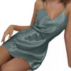 Importe - Robe Nuisette Femme À Bretelles en Soie