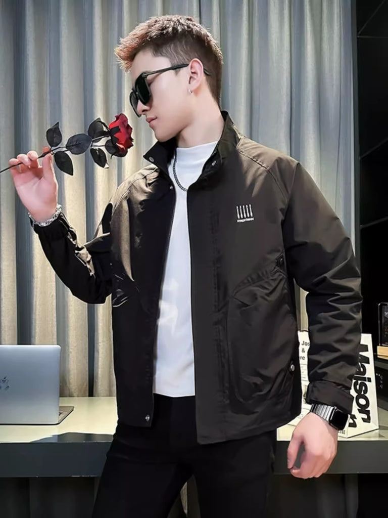 Importé - Pull-over Homme Décontractée Col Montante