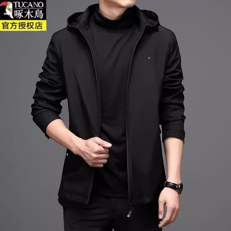 Importé - Jacket Cardigan Pull-Over Homme A Capuche