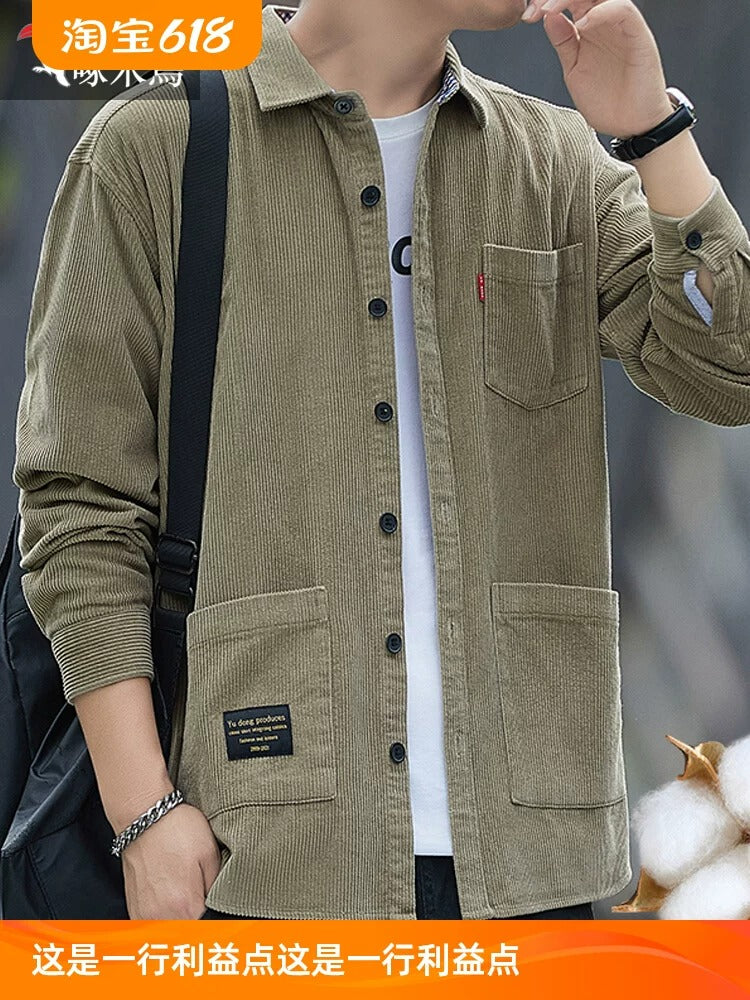 Importé - Chemise Homme 100% Coton Lourd Manches Longues