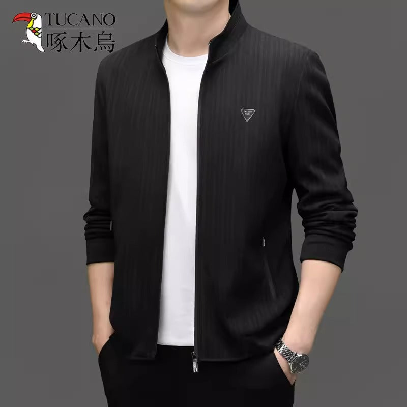 Importé - Pull Cardigan Homme Manches Longues