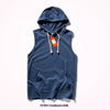 Importé - Gilet Pull Homme A capuche Sans Manche