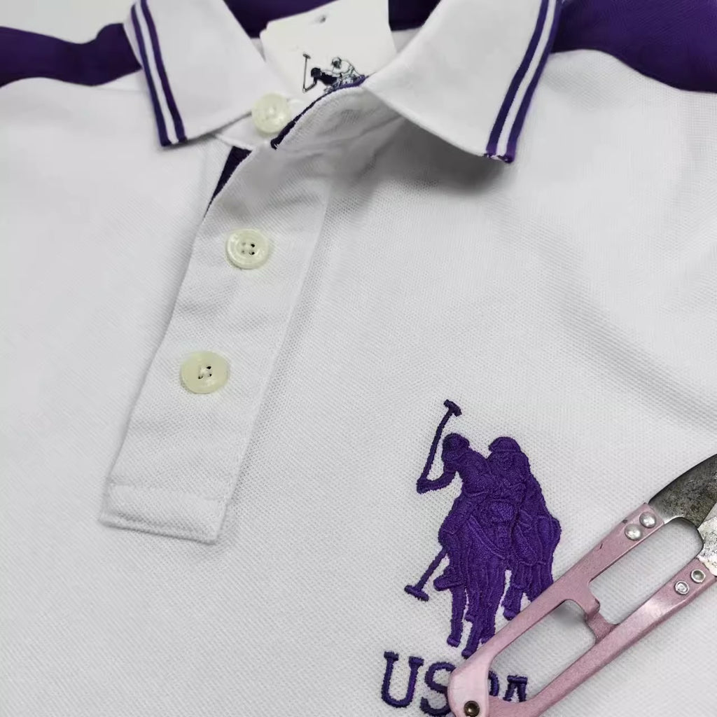 Importé - Polo T-Shirt 100 % Coton Homme Manches Courtes Tendance