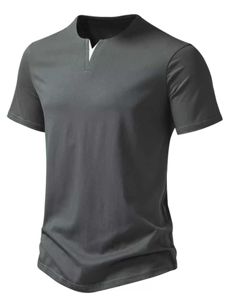 Importé - T-Shirt Homme A col V Manches Courtes