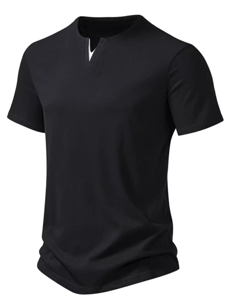 Importé - T-Shirt Homme A col V Manches Courtes