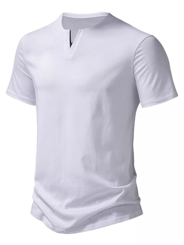 Importé - T-Shirt Homme A col V Manches Courtes