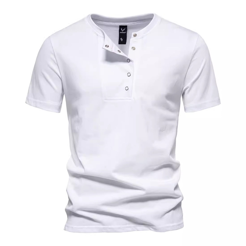 Importé - T-Shirt Homme Pur Coton Décontracté Manche Courte