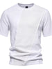 Importé - T-Shirt Coton Homme Décontracté Manche Courte