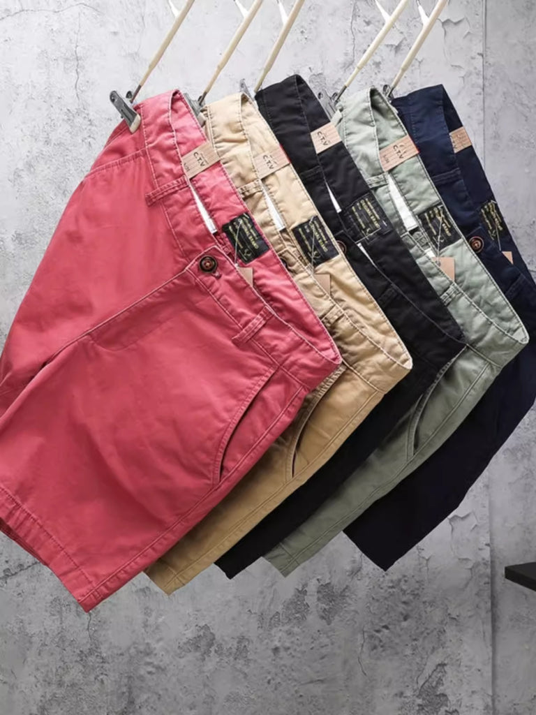 Importé - Short Culotte trois-quarts Homme Tendance en Coton