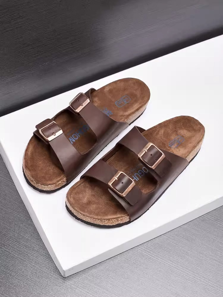 Importé - Sandale Tongs Homme Tendance En Cuir
