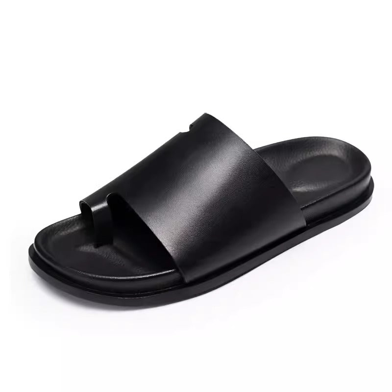 Importé - Sandale Homme Décontractés Et Confortable 100% Cuir